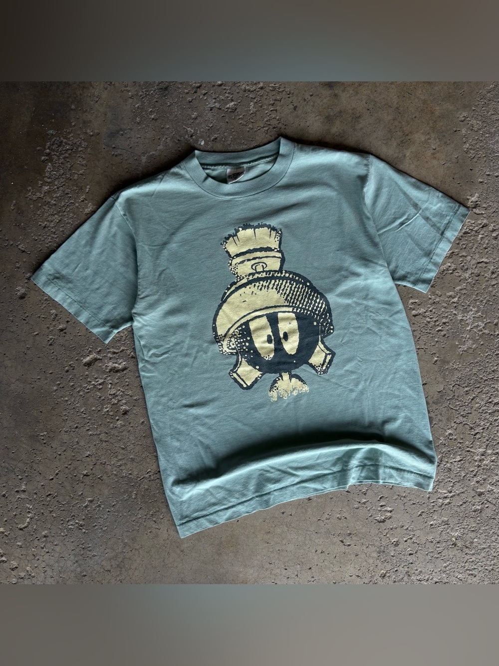 Vintage Acme Studios Marvin The Martin Green Single Stitch Graphic T-Shirt Large